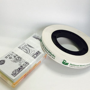 20mm Hot Melt Money Banding Tape Banknote Strapping Machine Tape For Banding Paper Machine