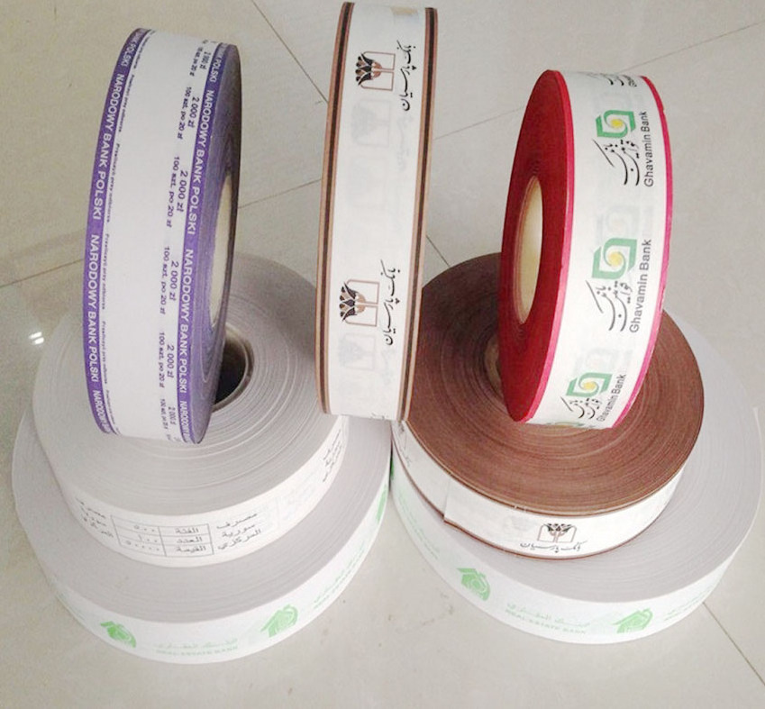 20mm Hot Melt Money Banding Tape Banknote Strapping Machine Tape For Banding Paper Machine