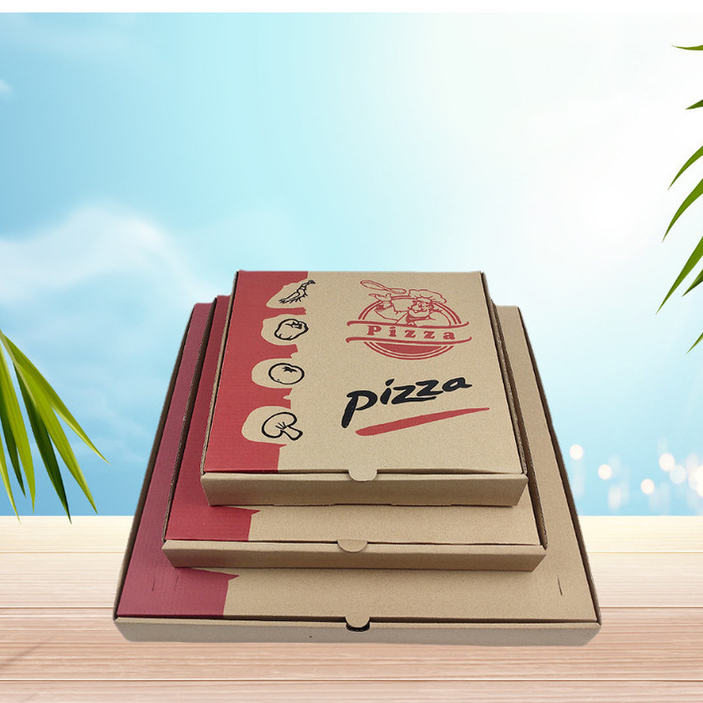 Corrugated pink 16 inch pizza proofing box custom printed size design cardboard carton pizza box