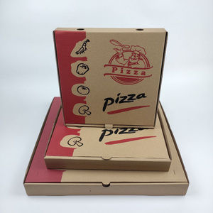 Corrugated pink 16 inch pizza proofing box custom printed size design cardboard carton pizza box