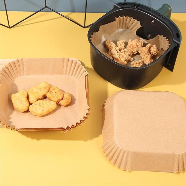 Non-Stick Food Grade High Temperature Parchment Airfryer Paper Round Air Fryer Disposable Paper Liner