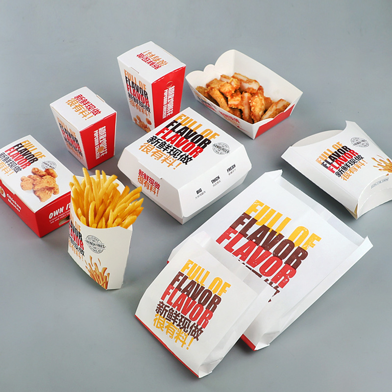 Recyclable Wholesale Custom Printed French Fries Carton Box Chicken ...