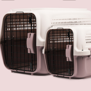 Hot Sale Durable Airline Approved Pet Carry Cage Travel Outdoors Pet Carrier Bag Portable Cat Dog Plastic House Pet Cages