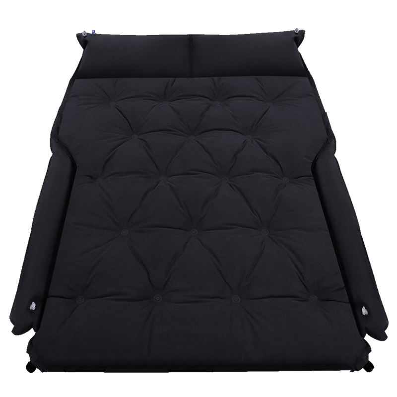 Custom Waterproof PVC Picnic Mat Moistureproof Outdoor Sleeping Pad Suede Travel Air Mattress for Car Trunk Foldable