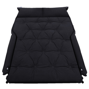 Custom Waterproof PVC Picnic Mat Moistureproof Outdoor Sleeping Pad Suede Travel Air Mattress for Car Trunk Foldable