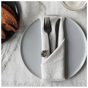 Wholesale Dinner Napkins Cotton Decoration Linen Wedding Table Napkin