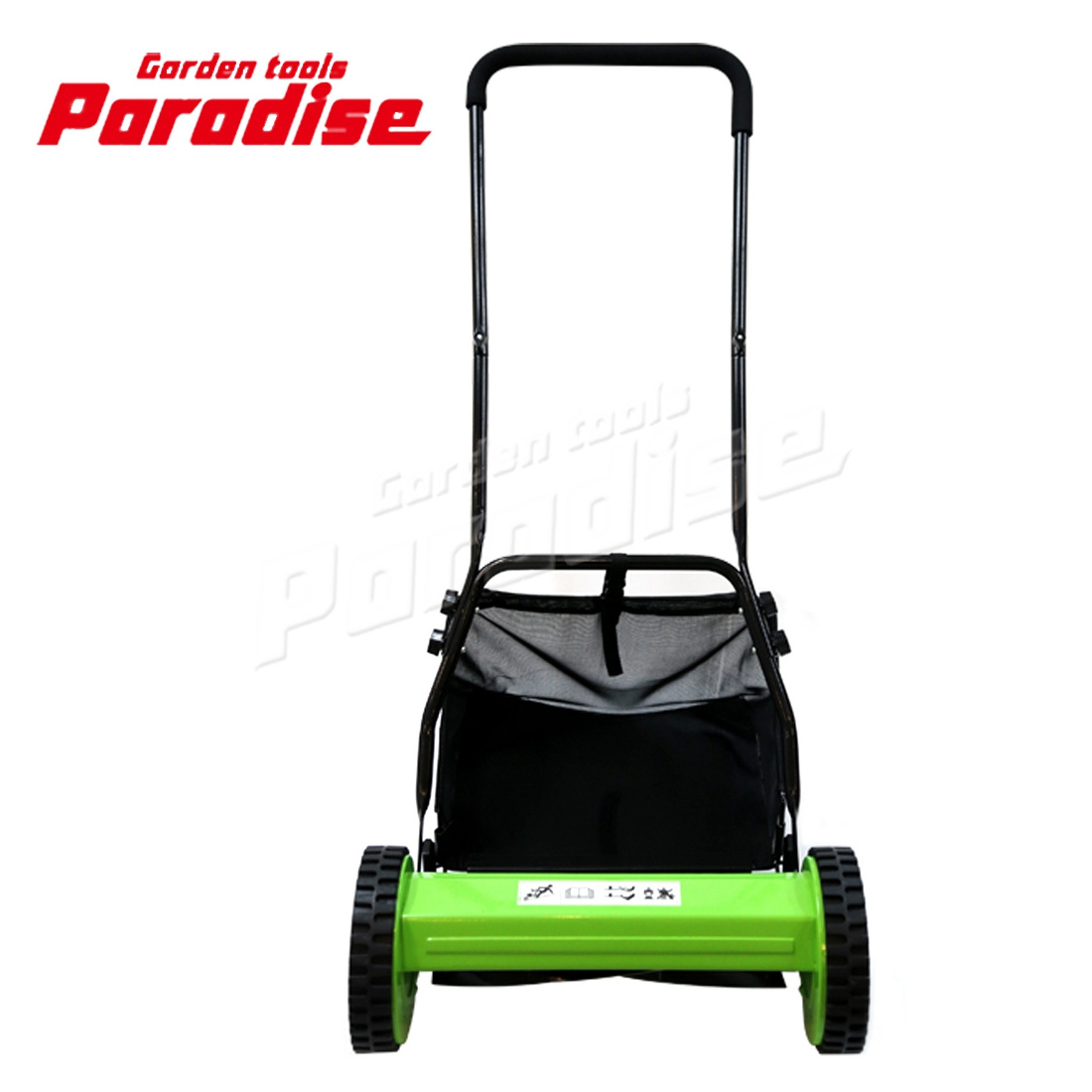 Garden Tool Manual Lawn Mower Hand Push Brush Grass Cutter Lawnmower Cutting Height Adjustment