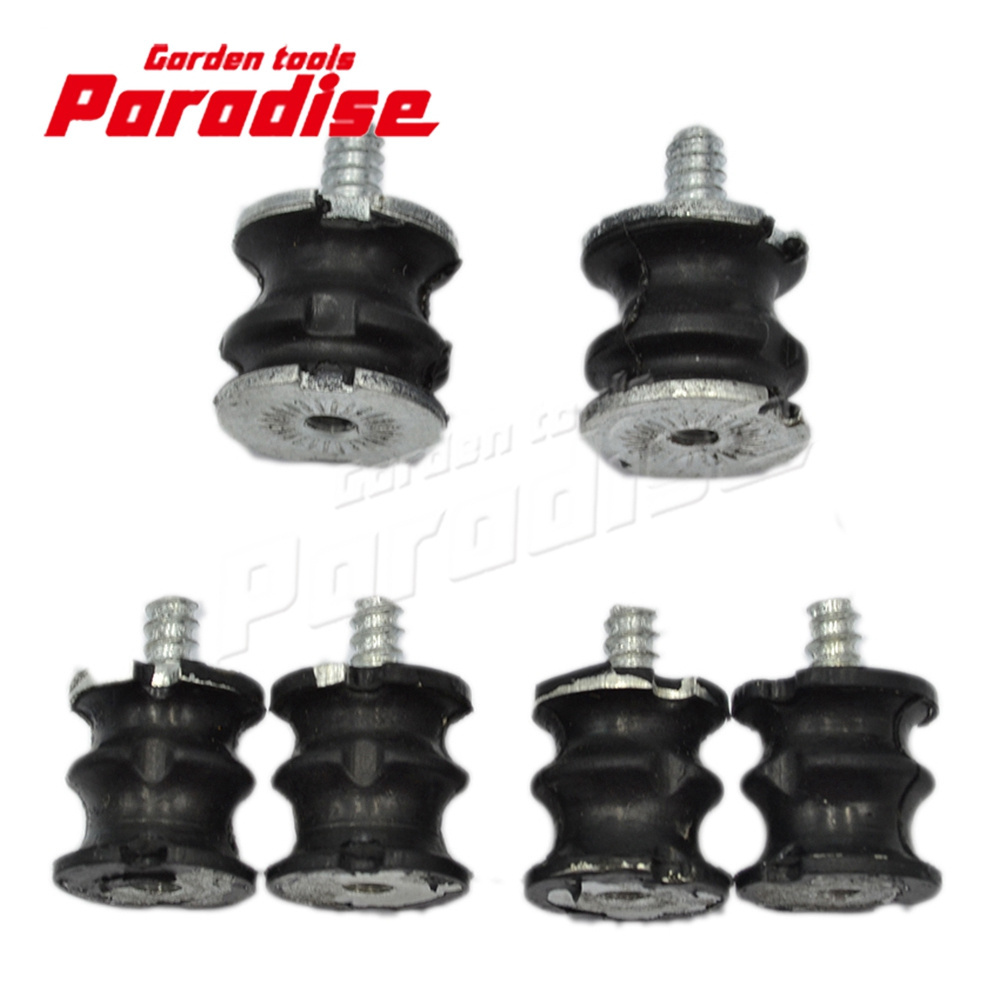 6PCS AV Isolater Buffer Anti Vibe Mount Kit Fit for HUSQVARN Chainsaw 61 66 266 268 272  272 272XP JONSERED 625, 630, 670