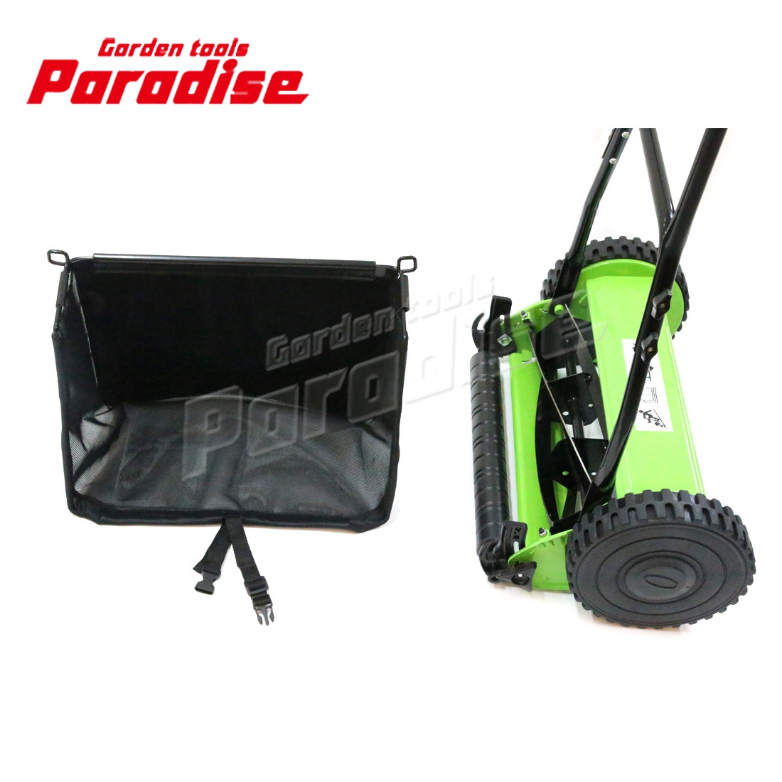 Garden Tool Manual Lawn Mower Hand Push Brush Grass Cutter Lawnmower Cutting Height Adjustment