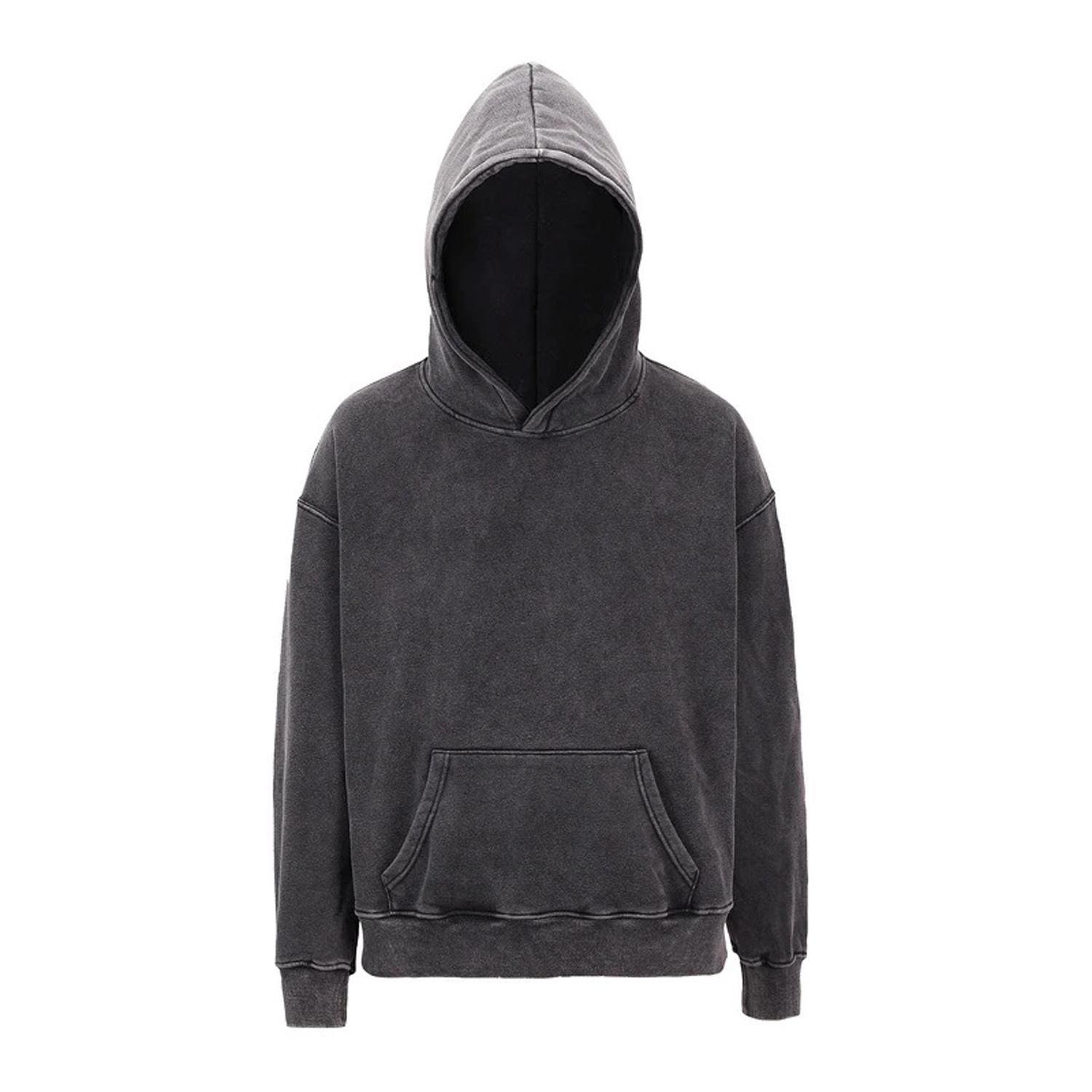 High quality oversized heavyweight sweater hoodies 400 gsm baggy cotton foam 3d puff printing acid hoodie for men