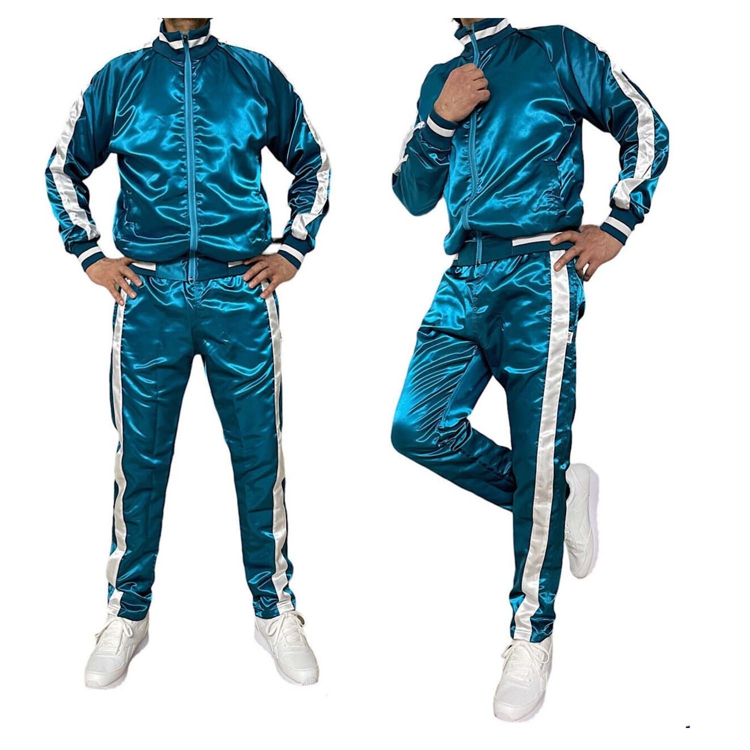 Top quality trending hot sale nylon material high level production pakistan paragon tracksuit with gym wear suit