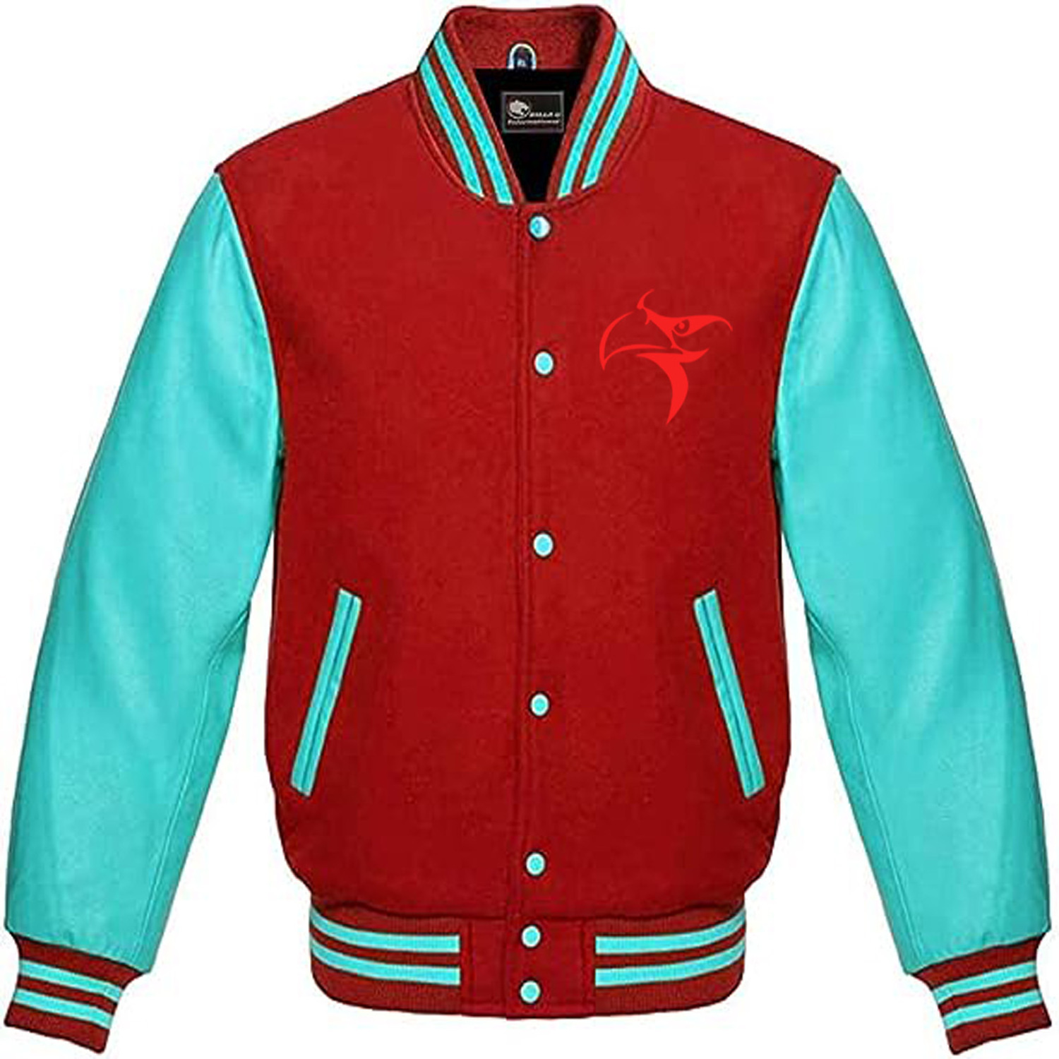 2024 Vintage Wool Varsity Jacket Custom Logos Design Original Cowhide Soft Leather Sleeves Men Varsity Jackets