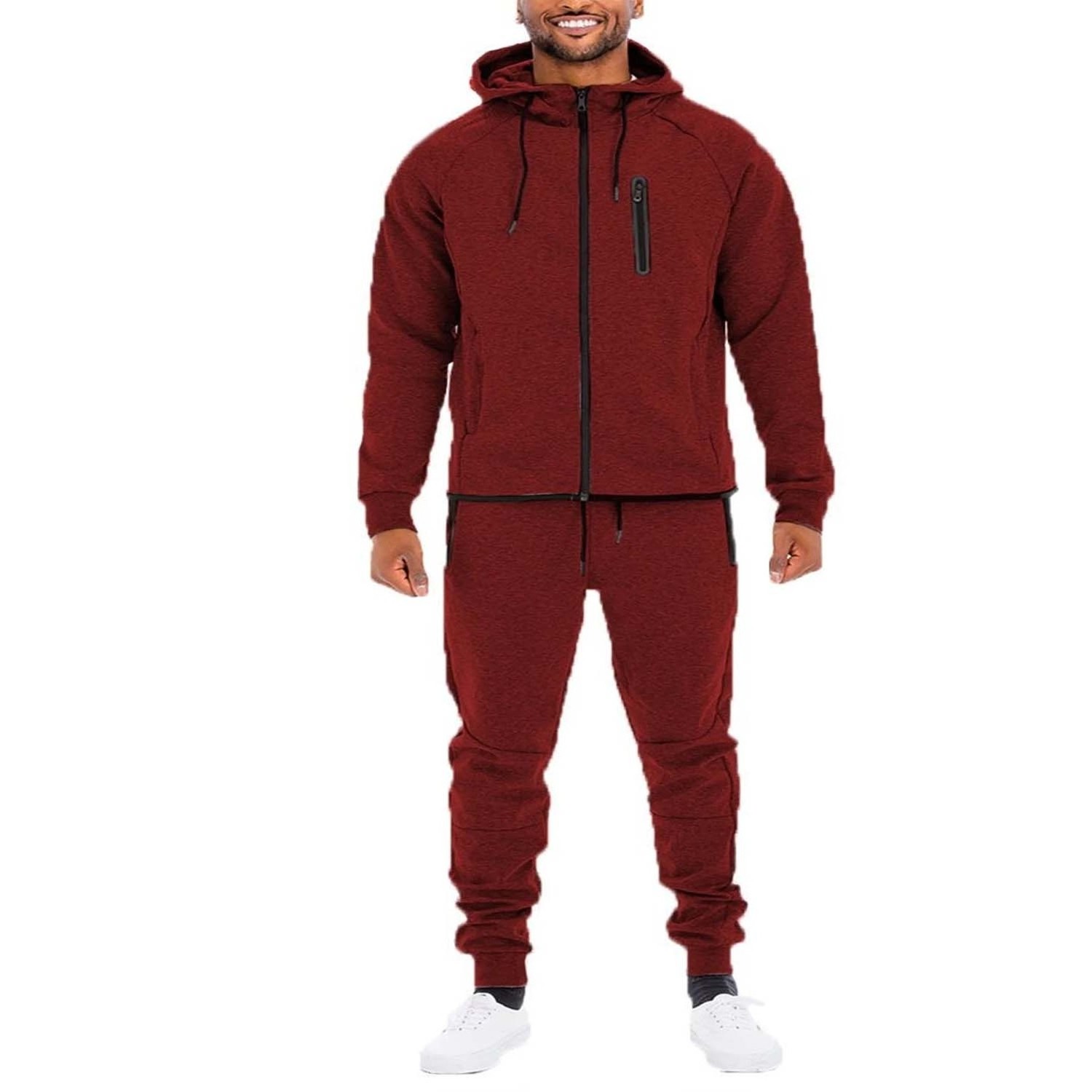 Top quality breathable Paragon team wear blank street fashionable unique design tracksuit/custom made cotton fleece suit