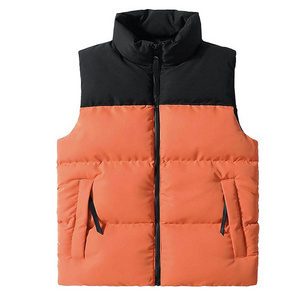 Clothing manufacturers custom logo duck Outdoor work Light Warm winter men's down coat puffer vest