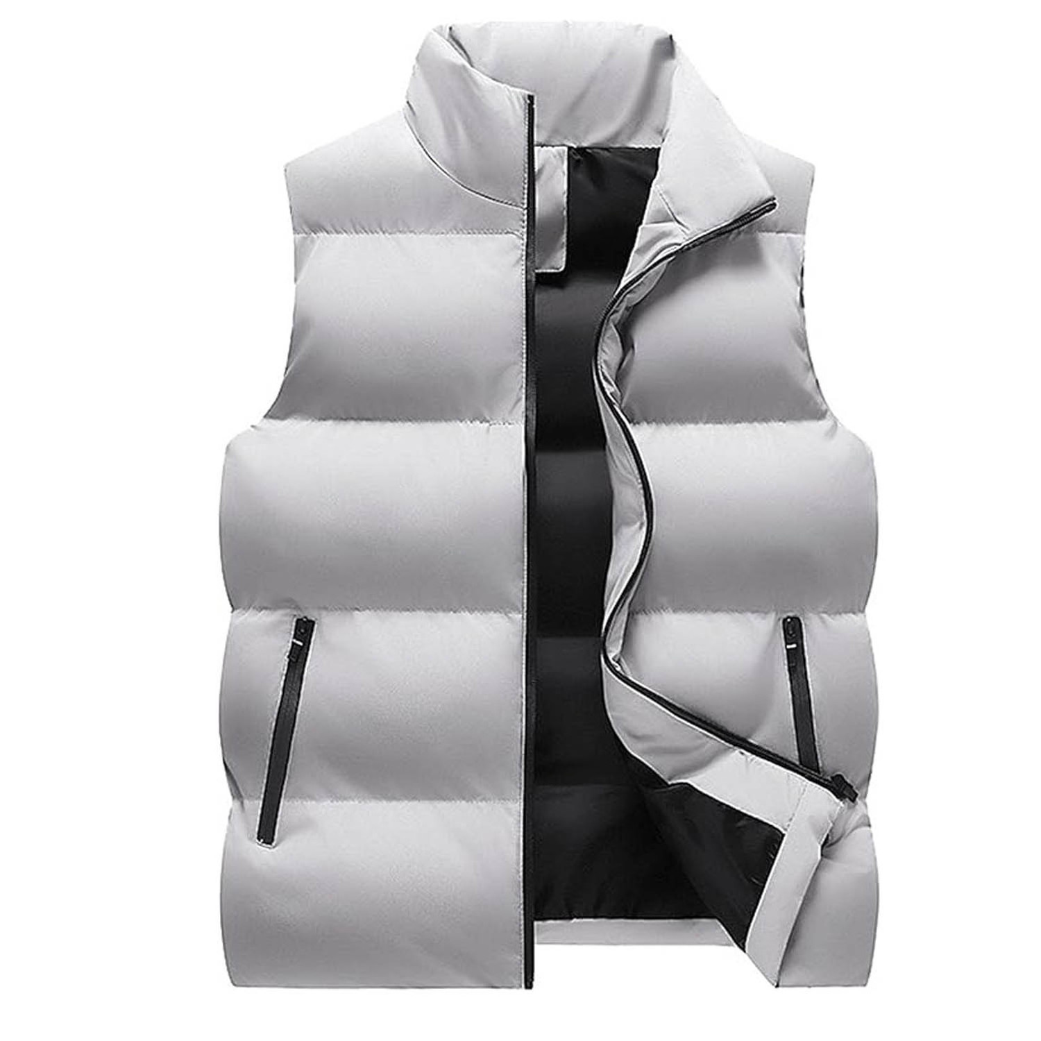 Clothing manufacturers custom logo duck Outdoor work Light Warm winter men's down coat puffer vest