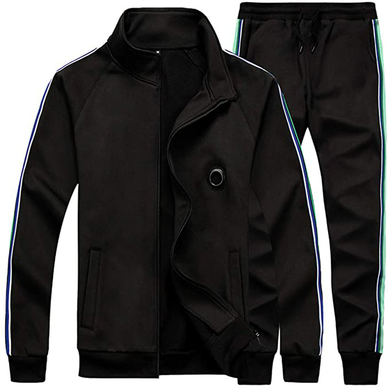 PA Purple Long Sleeve Jacket With Custom Pant Tracksuit, Polyester Fleece Tracksuit Wth Customized Logo OWM