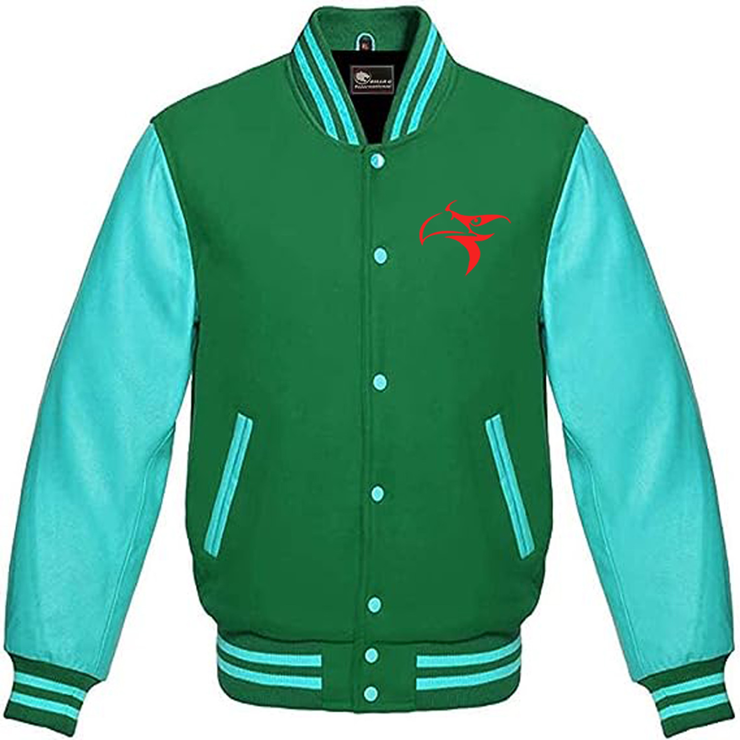 2024 Vintage Wool Varsity Jacket Custom Logos Design Original Cowhide Soft Leather Sleeves Men Varsity Jackets