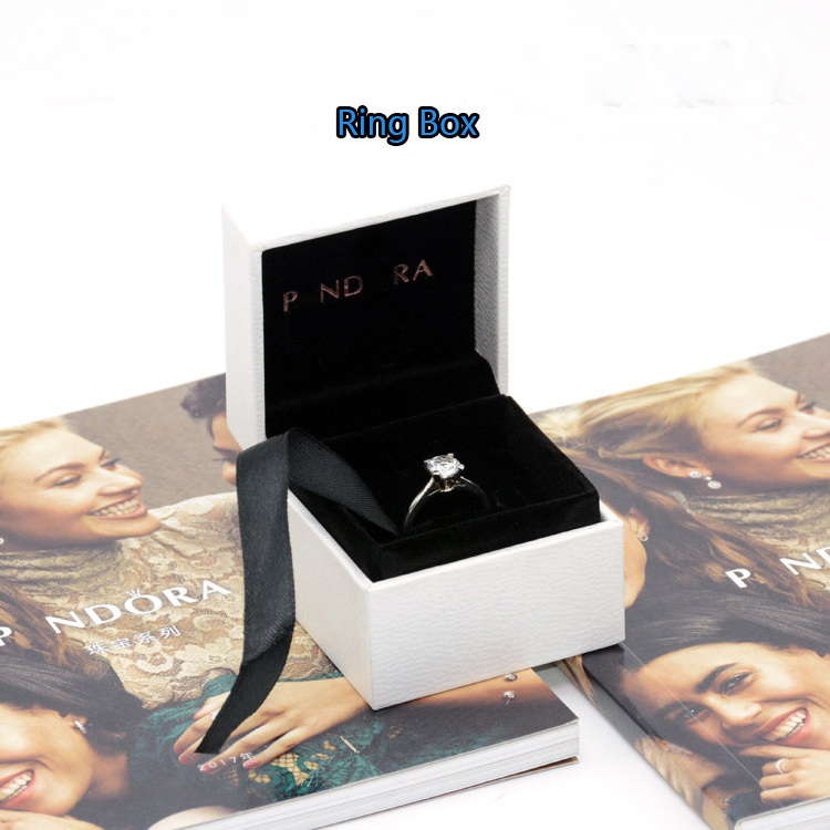 Manufacturer wholesale high-quality bracelet ring box set custom logo charm Fit for pandora jewelry box