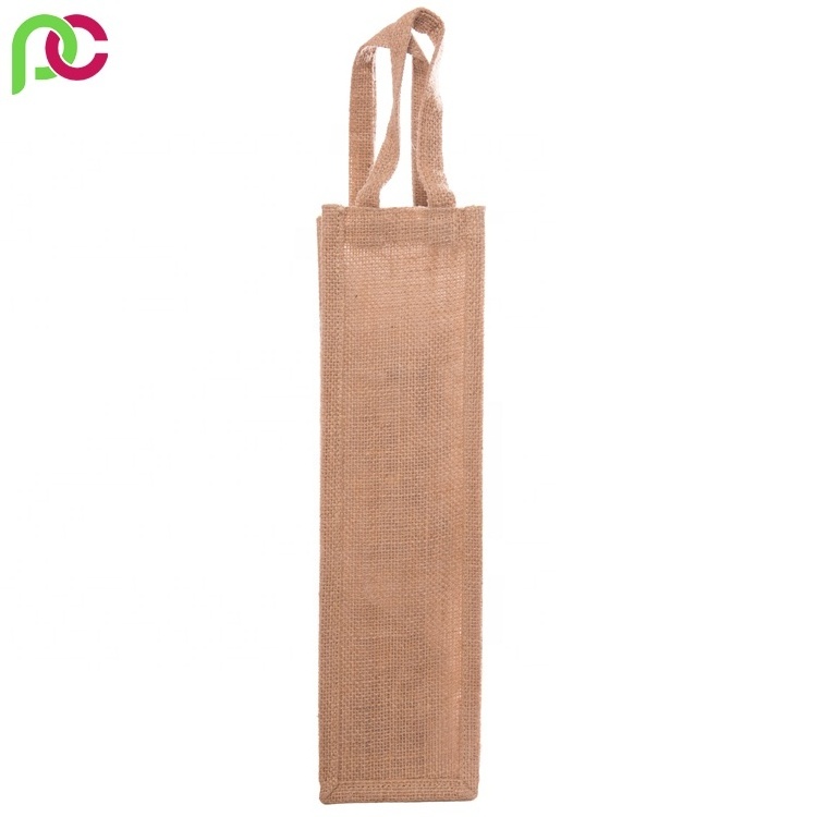 Wholesale Jute Wine Shopping Bags at Cheap Price New Jute Wine Bags Champagne Wine Bottle Covers burlap packaging pouch bag