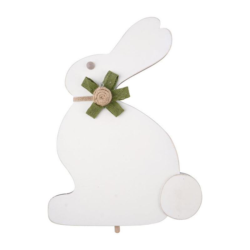 Hot Selling Easter Bunny Rabbit with Base Natural Wood Colour Standing Bunny is an Easter Decor theme that looks great displayed