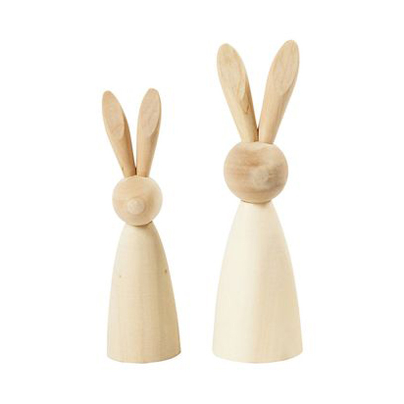 Wicker Rabbit Decor Set of 2 a Stunning Wicker Design in warm Brown tones these pieces are sure to make any space look Beautiful