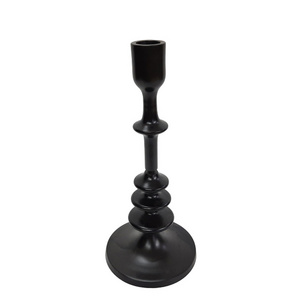 New Design Black Candle Stand Matte Look handmade metal decorative for home decoration use