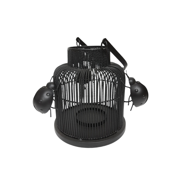 Affordable Iron Wire Pumpkin Tea Light Holder Matt Black Halloween Decoration Table Top Bulk Wholesale Handicrafts