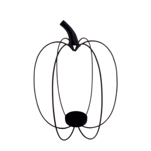 Affordable Iron Wire Pumpkin Tea Light Holder Matt Black Halloween Decoration Table Top Bulk Wholesale Handicrafts