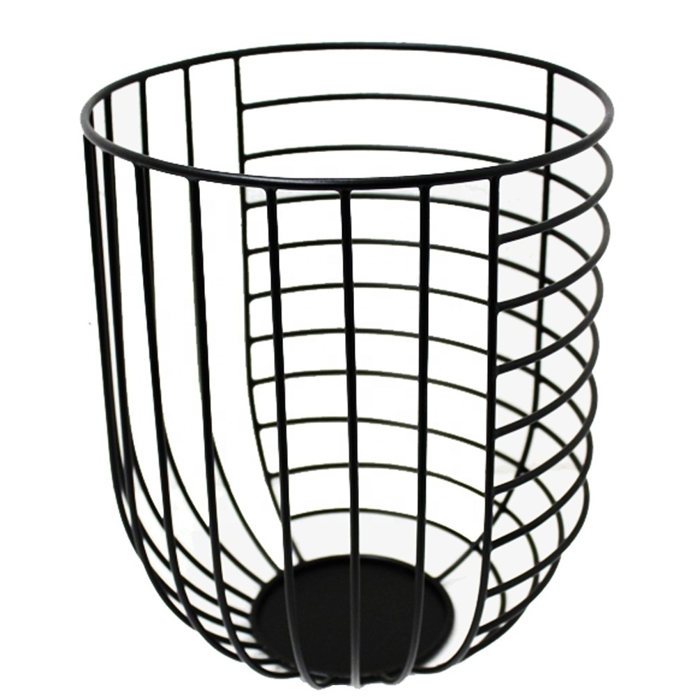 Iron Rectangle Wire Basket Brass EPL Gold Color American Design Laundry Basket For Bathroom And Kitchen Storage Handmade