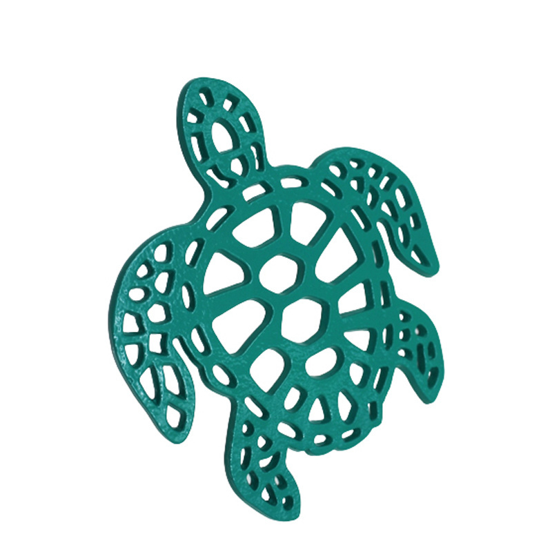 Set Of 2 Aluminum Wall Decorative Turtle Sky Blue Colour Stylish Decorations For Home Wall For Living Room & Bedroom Decoration