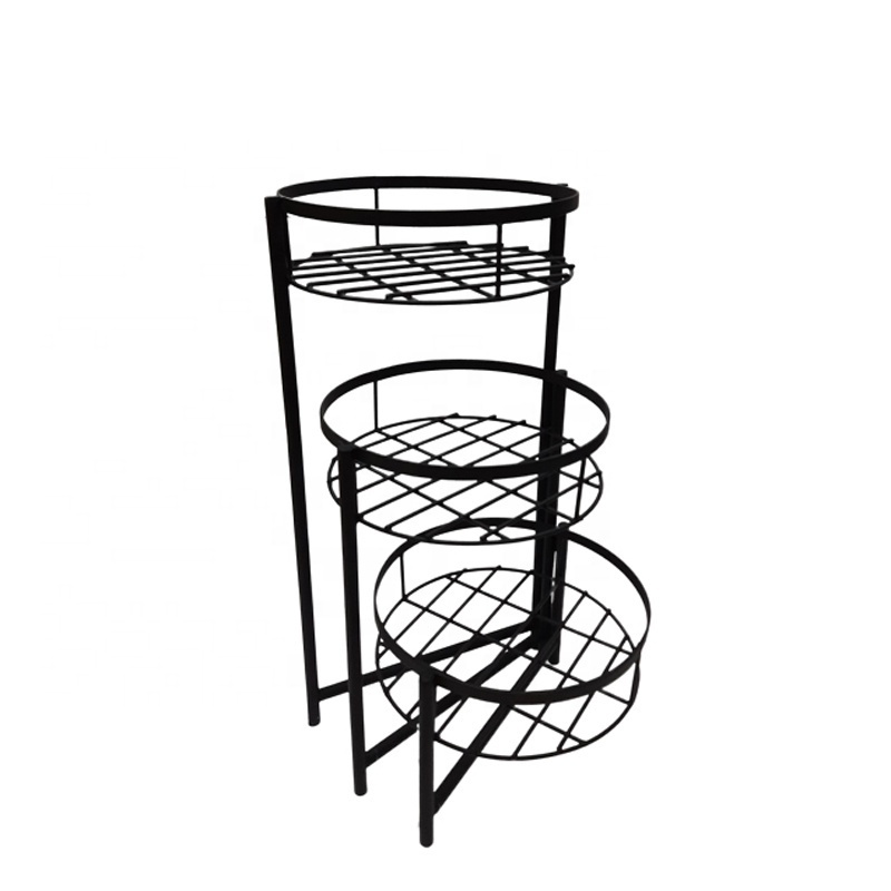 Hot Selling Living Room Decoration Iron Planter Stand Matt Black Colour  Modern Style Garden Pots & Planters In Bulk