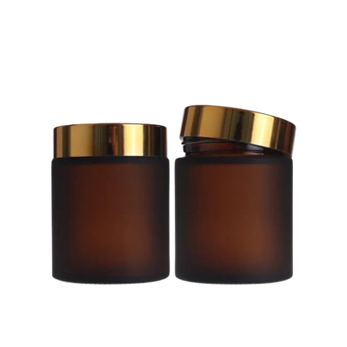 Hot Selling Glass Unique Candle Jar With Wooden LID Black Colour For Home And Wedding Decoration