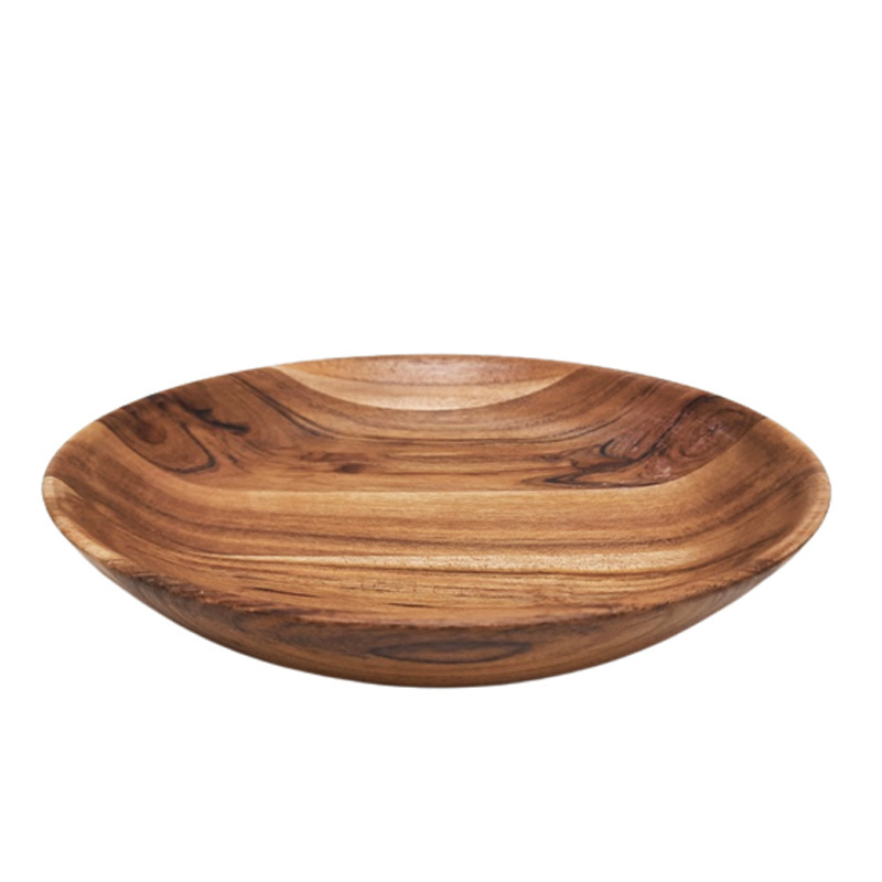 Set of 3 Mango Wood Round Bowl Natural Colour Large Size Salad Bowl For Kitchen & Wedding Decoration Customized