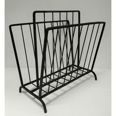 Luxurious Metal Magazine Rack Black Book Ends Decorative Accessories Hanging Book Cases Bench Hand Made