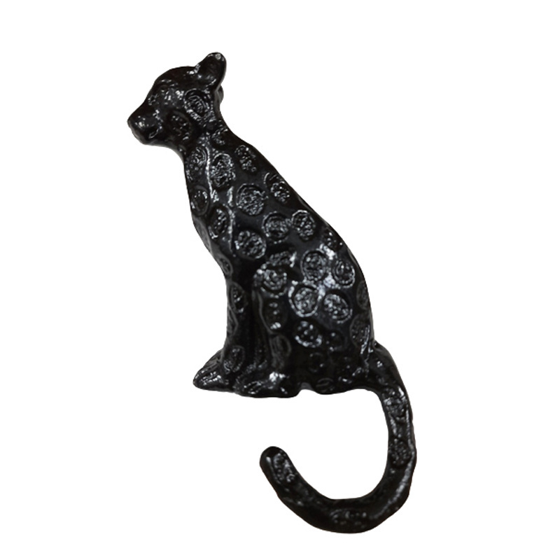 Set Of 2 Aluminum Leopard Gold Colour Modern Design Small Size Decorative Animal For Table Top & Home Decoration