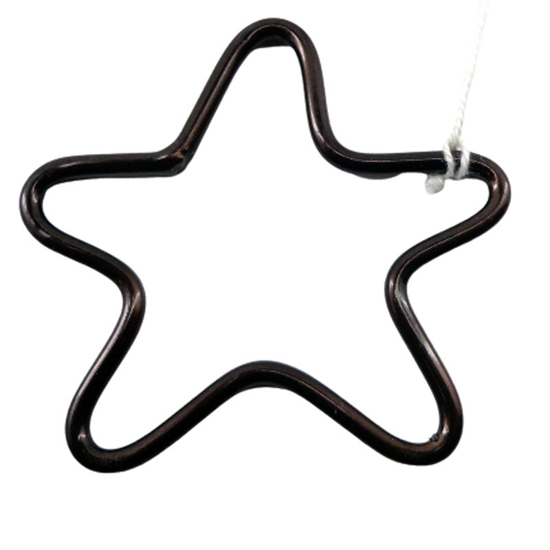 Home Decorative Metal Hanging Star Brass Plating Star Sculpture For Party & Christmas Decoration Handmade