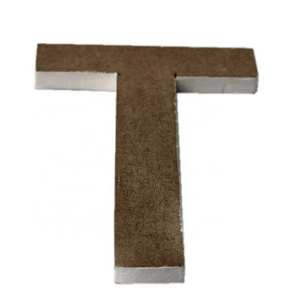 Wholesale Alphabet T Shape MDF Board Letter T Wall Decorative Classic Design Customized Bulk Hand Made