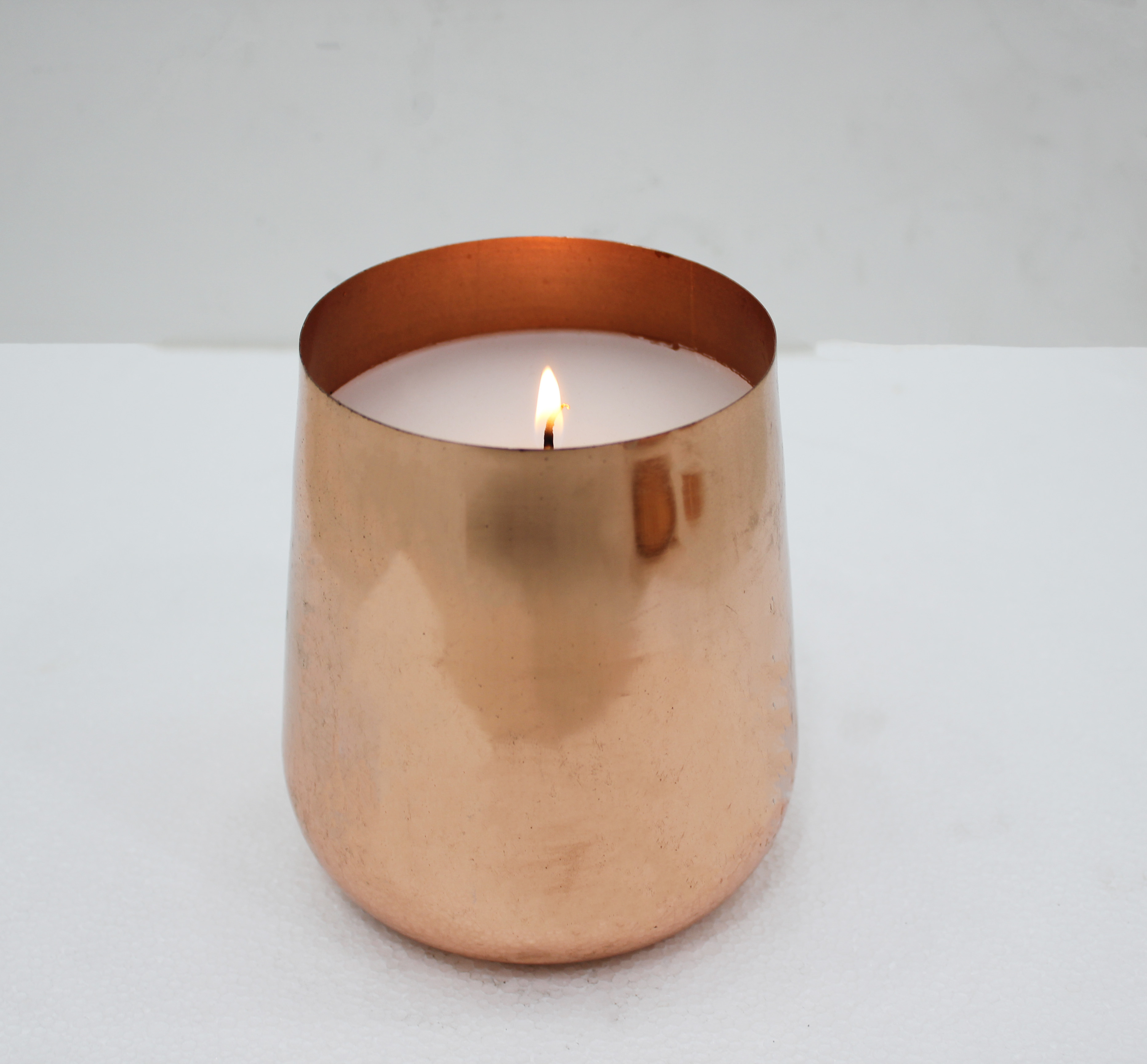 Candle Jar Iron Plain Candle Votive With Wax lid Brass Wax pot Votive Reed vessels Luxurious Iron box Aluminum copper