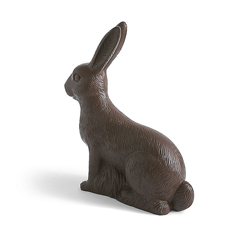 Aluminium Bunny Chocolate Colour Easter Collections of Bunny Metal for Party & Holiday Decorations Gifts Festive Home Showpiece