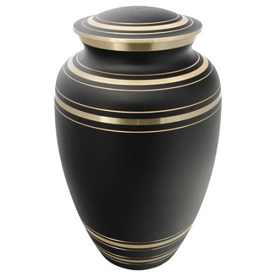 Cremation Urn Black gold Style Adult pet brass and Funeral Box Keepsake Urns Casket funerary urn ossuary cinerary Human Memorial