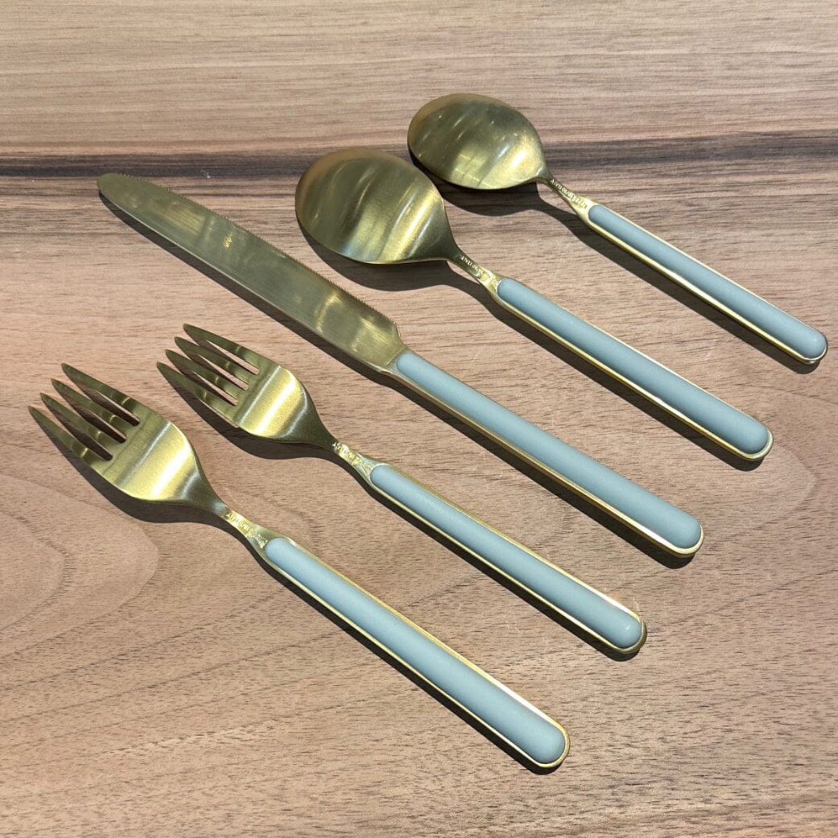 Home Dinnerware Food Cutlery Set Gold Polished Stainless Steel Tableware Kitchenware Flatware Cutlery Set Of 4 Spoons