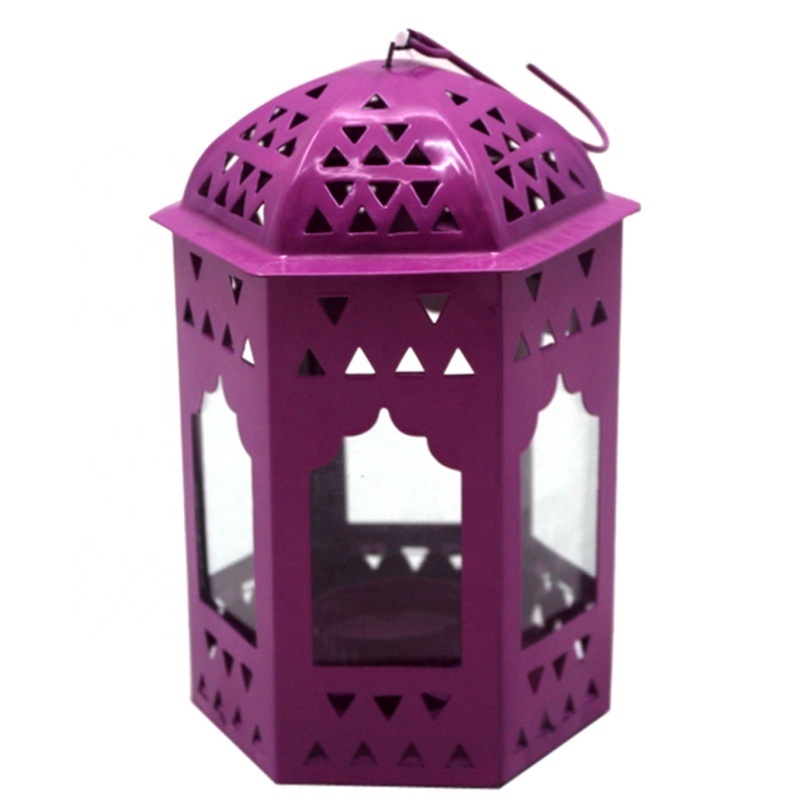 Wholesale Bulk Modern Design Decorative Iron Antique Hanging Lantern Matt Black Powder Coated Finished Small Lantern Handmade