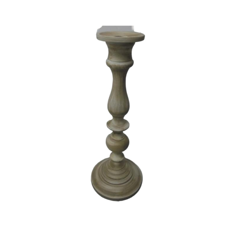 Aluminium Candle Stand Peach Stone used for a Relaxing Outdoor Oasis Dining Table Pillar Stands Holders Candlestick Candle Jars