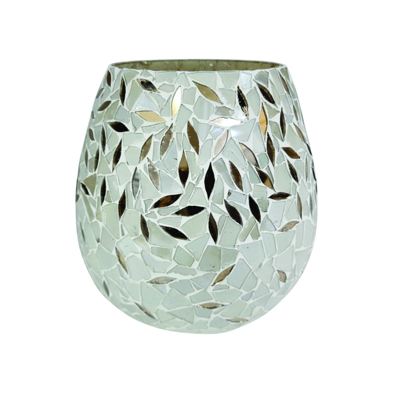 Glass Votive Multi Colour Mosaic Modern Style Crystal Candle Holder Candle Jar And Glass Candle Holder In Bulk Customization