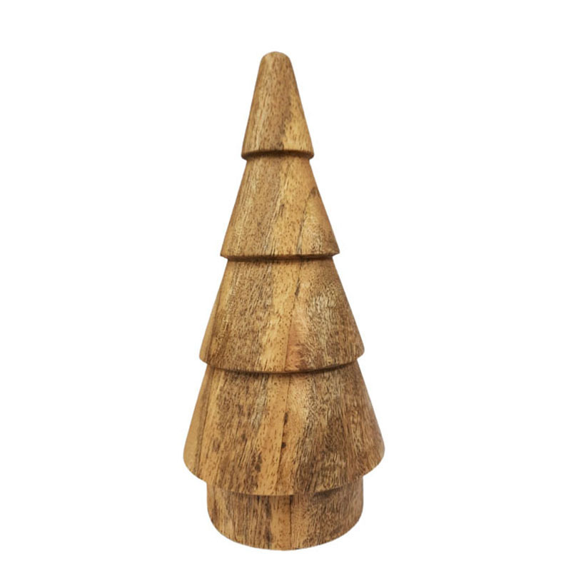 Mango Wood Decorative X Mas Tree Natural Colour small christmas tree For Festival & Table Top Decoration Customize