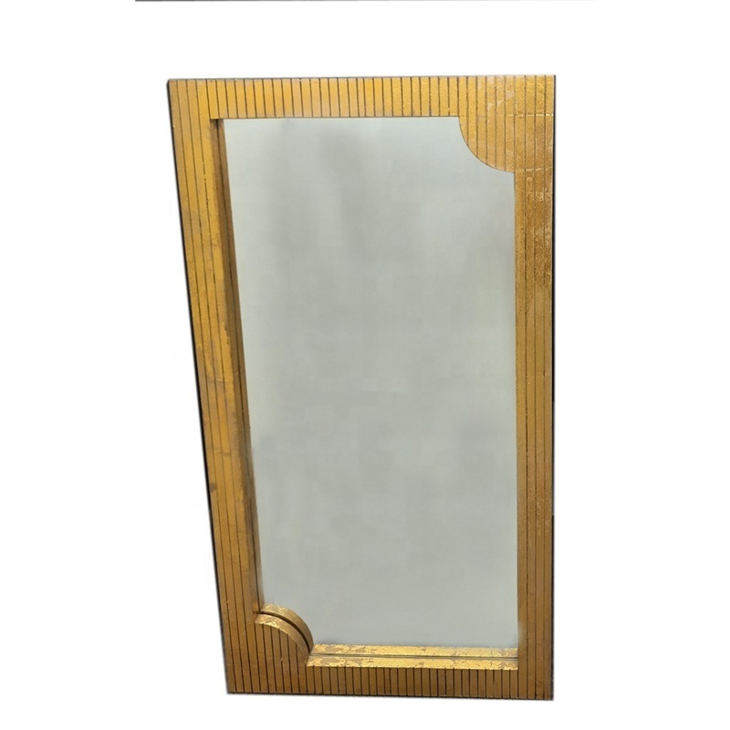 Rectangle Metal Wall Mirror Frame Decorative MDF Unique Luxury Glass Design Affordable Shaped Gold Finished Hand Crafted