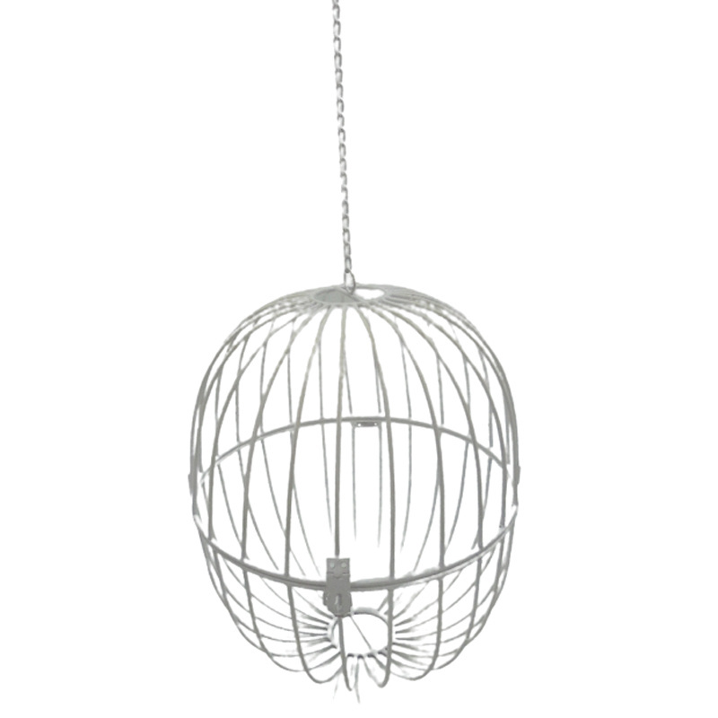 High Quality Metal Hanging Bird Cage Smoke Stone Medium Size Iron Pet Cages For Home & Outdoor Decor Handmade Customized