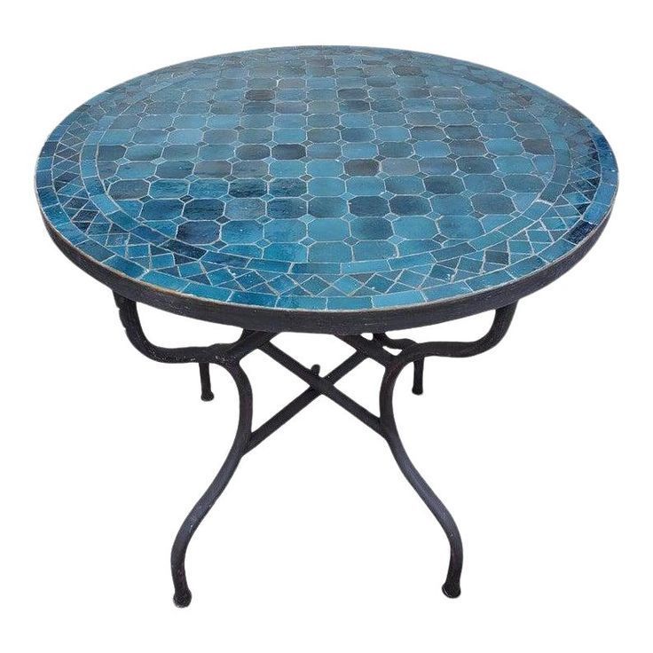 Modern Stylish Metal Hot Sale Side Table Coffee Table Black Multi Mosaic Finishing Corner Table With Moroccan Design Living Room