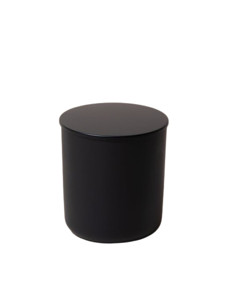 Hot Selling Glass Unique Candle Jar With Wooden LID Black Colour For Home And Wedding Decoration