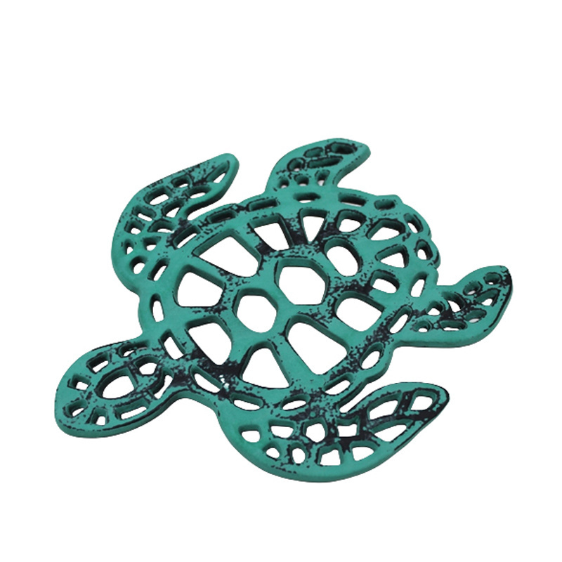 Set Of 2 Aluminum Wall Decorative Turtle Sky Blue Colour Stylish Decorations For Home Wall For Living Room & Bedroom Decoration